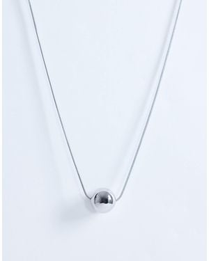 TOPSHOP Dolly Waterproof Necklace With Ball - Blue