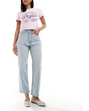 ASOS Ankle Grazer Straight Leg Jeans - Blue