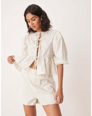 Glamorous Boxer Style Pull On Short - Natural