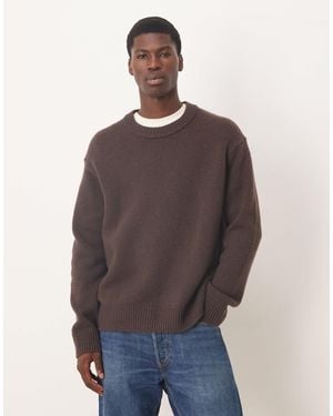 ARKET Wool Oversized Sweater - Brown