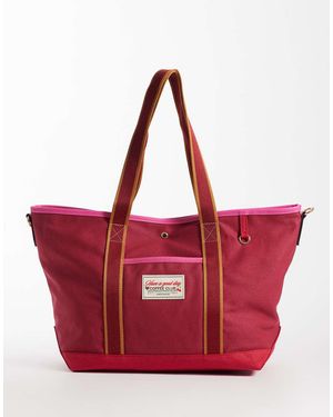 Accessorize Shopper Tote Tas Van Canvas - Rood
