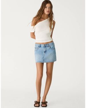 Stradivarius Mini-jupe en jean - clair - Bleu
