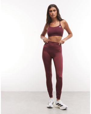 adidas Originals Adidas trainings-leggings optime essentials - Rot
