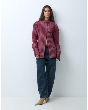 ASOS Cinched Waist Shirt - Red