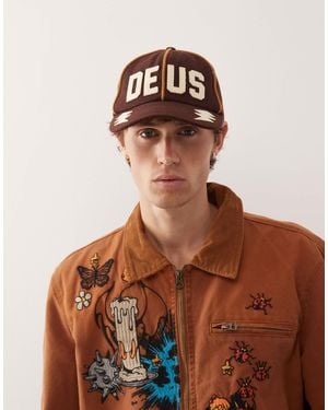 Deus Ex Machina Restwell Six Panel Cap - Brown