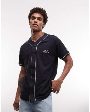 KTZ Logo Baseball Short Sleeve Jersey - Blue