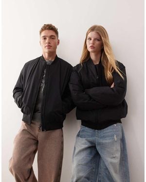 Champion Unisex Bomber Jacket - Black