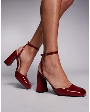 SIMMI Simmi London Didi Heeled Mary Jane - Red