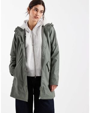 ONLY Lined Rain Coat - Gray