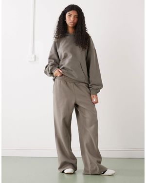 Weekday Co-ord Loose Fit Sweatpants - Gray