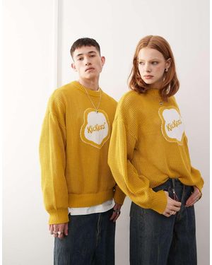 Kickers Felpa Gialla Con Logo - Giallo
