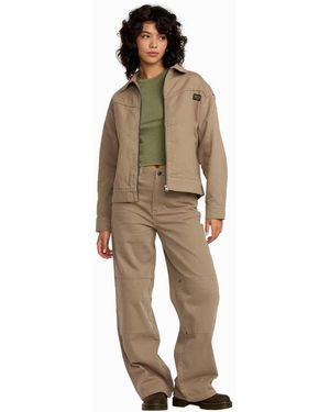 RVCA Dayshift Ii Cropped Jacket - Natural