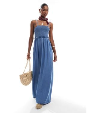 ONLY Smock Maxi Dress - Blue