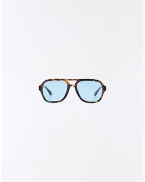 Bershka Lens Sunglasses - Blue