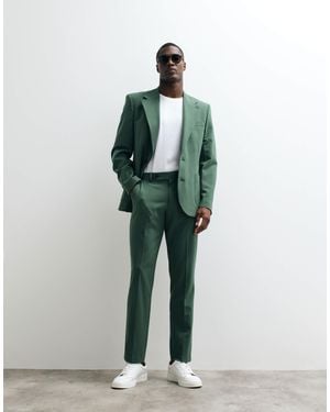 ASOS Flexmax Slim Suit Pants - Green