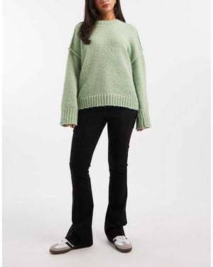 Miss Selfridge Tailored Flared Trouser - Green