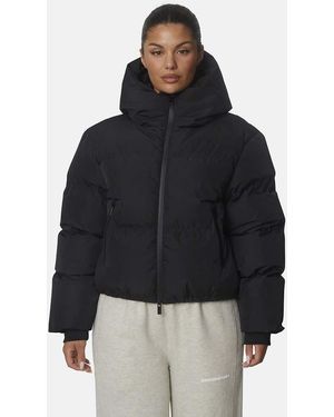 Good For Nothing Chaqueta Acolchada Tipo Puffer Con Capucha Y Resistente A La Intemperie En - Negro