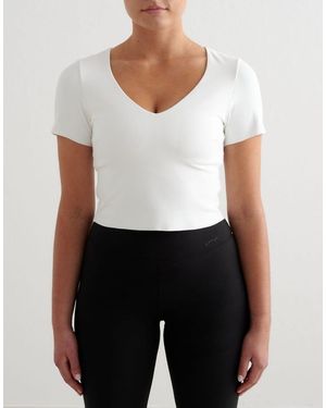 Aim'n Bralette De Manga Corta Sense De - Blanco