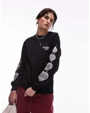 Carhartt – hartt – langärmliges shirt - Schwarz