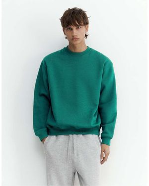 Pull&Bear Ruimvallende Sweatshirt - Groen