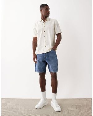 Only & Sons Loose Fit Denim Short - White