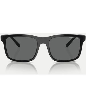 ARMANI EXCHANGE Ax4145S Rectangle Sunglasses With Lens - Multicolour