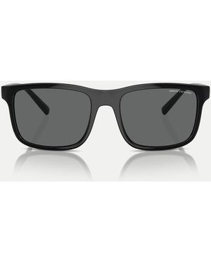ARMANI EXCHANGE Gafas De Sol Con Montura Rectangular Y Lentes Grises Ax4145S De Armani - Multicolor