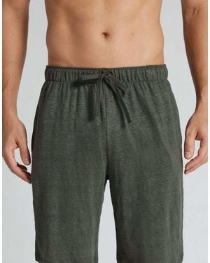 Intimissimi 100% Linen Shorts - Green