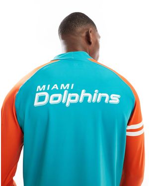 OOSC – miami dolphins nfl – mehrfarbiges ski-baselayer-oberteil für herren - Blau