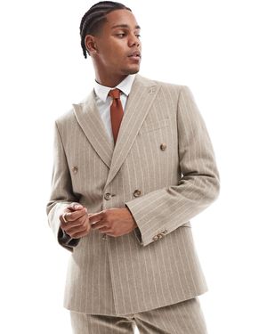 Shelby and Sons Shelby And Sons Double Breasted Slim Blazer - Grey