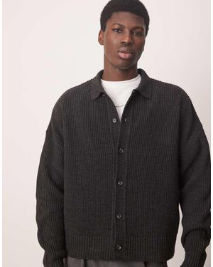 ASOS Cardigan Squadrato Oversize - Nero