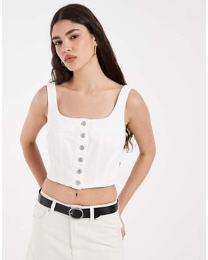 Levi's Audra Top Met Naden - Wit