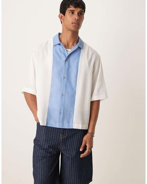 ASOS Boxy Overhead Oversized Shirt - Blue