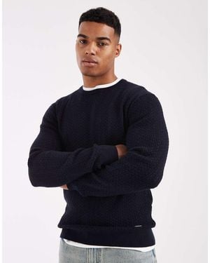Threadbare Jersey Con Cuello Redondo De Punto De - Azul