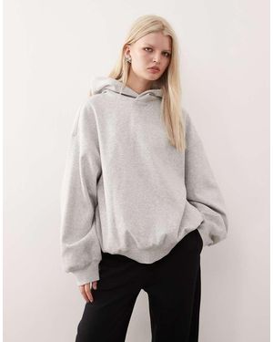 Weekday Soft Heavy Oversized Hoodie - Natural