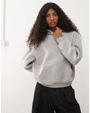 Collusion Boxy Hoodie - Grey