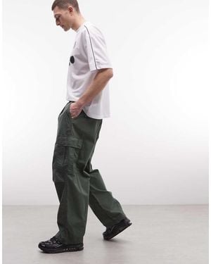 Carhartt Cole Cargo Relaxed Fit Trousers - White