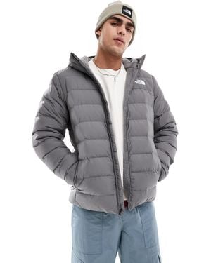 The North Face Aconcagua 3 Lined Padded Hoodie Jacket - Grey