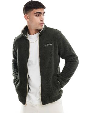 Columbia – rugged ridge iii – fleece-jacke aus sherpa-fleece - Schwarz