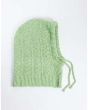 Object Balaclava A Trecce - Verde