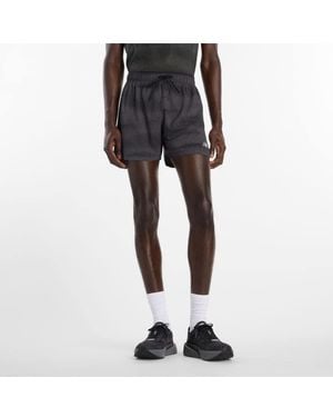 New Balance Rc Printed Short 5" - Black