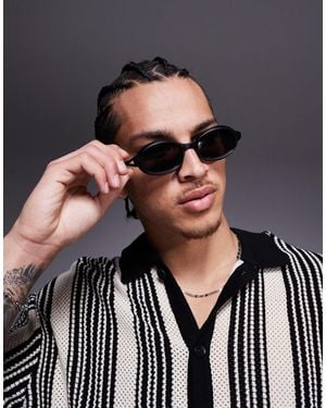 ASOS Oval Sunglasses - Grey