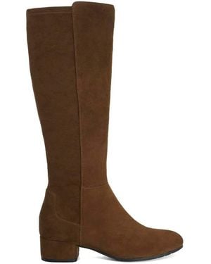 Dune Tayla Knee High Boots - Brown