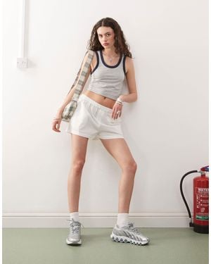 Collusion Woven Boxer Shorts - Natural