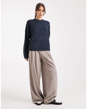 Vero Moda Pull doux à col rond - Bleu