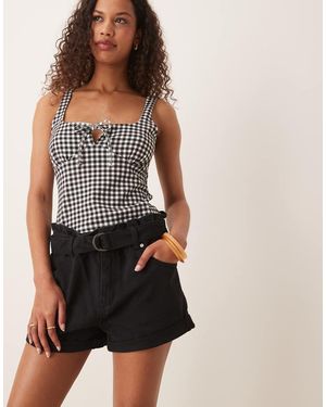 Glamorous Knitted Shorts - Black