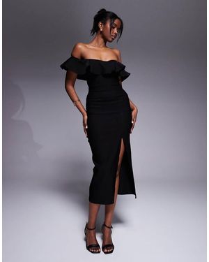 Vesper Vestito Midi - Nero