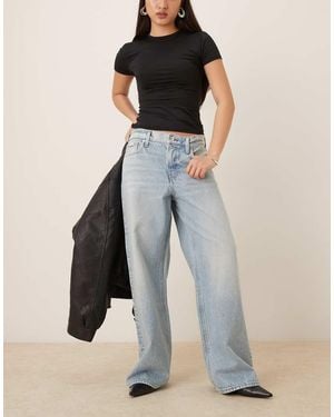 Calvin Klein Low Rise baggy Jeans - Blue