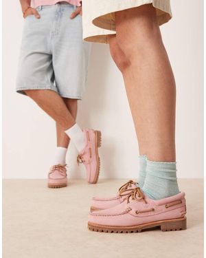 Timberland Authentic 3 Eye Boat Shoe - White