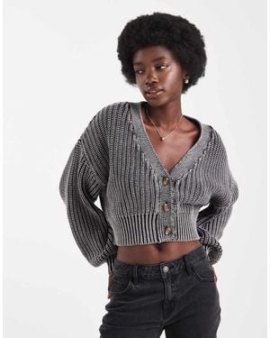 Roxy Sundaze Washed Cardigan - Grey